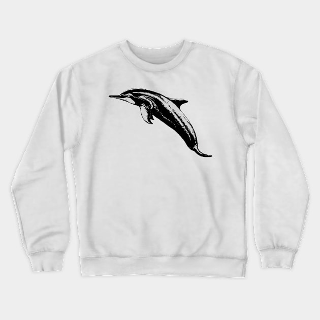 Dolphin Crewneck Sweatshirt by aaallsmiles